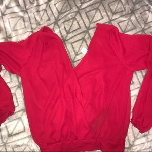 Red shirt v style